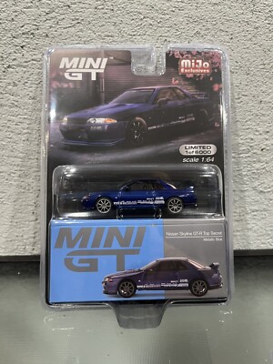 Mini GT 1:64 Nissan Skyline GT-R Top Secret VR32 Metallic Blue #589