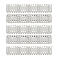 Fixing Plate Stainless Steel Flat Mending Repair Plate 40mm/1.57" Length -Pac...