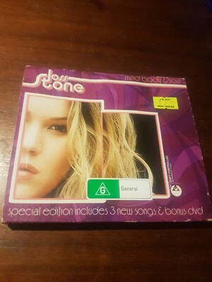 Joss Stone / Mind Body & Soul CD 3 new songs & bonus DVD with Slipcover 2 disc