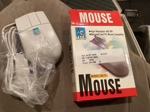 Vintage A4 Tech Mouse Model AK-77. High resolution 400 DPI. Still in Box - Picture 4 of 4