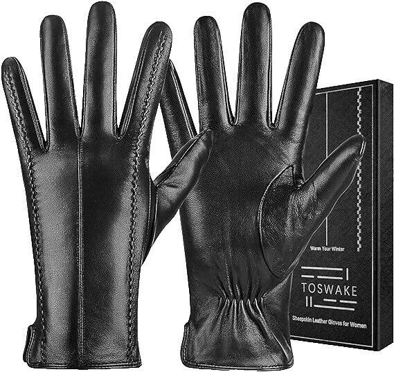 Guantes y mitones Cuero Talla M para Mujer