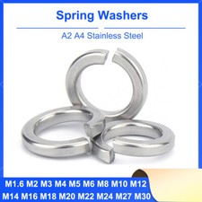 Spring Washers A2 A4 Stainless Steel M1.6 M2 M3 M4 M5 M6 M8 M10 M12 M16 - M30