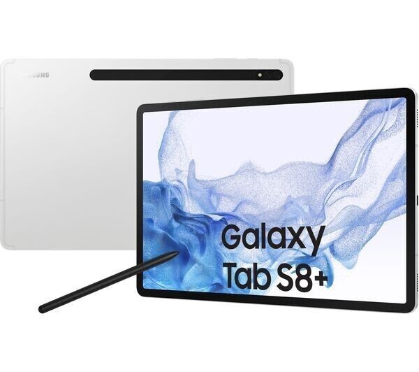 Samsung Galaxy Tab S8+ Plus SM-X800 - 128GB - WiFi - Silver