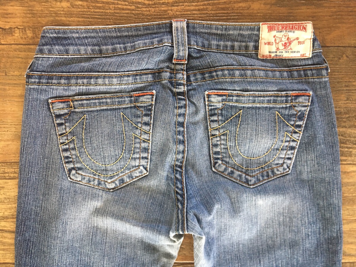 True Religion Women's Johnny Straight Leg Jeans - Size 28 x True Religion Women's Johnny Straight Leg Jeans - Size 28 x