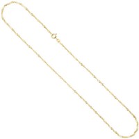 1,8Mm Singapurkette Kette Halskette 333 Gold Gelbgold 42Cm Halsschmuck Goldkette