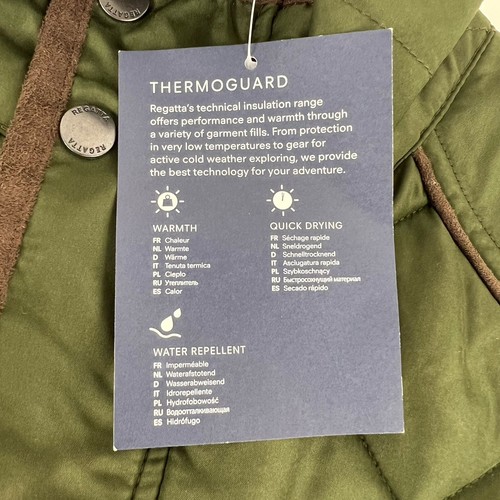 Chaqueta chaleco calentador aislante Regatta Bayleaf Green Lander talla pequeña para hombre - Imagen 7 de 15