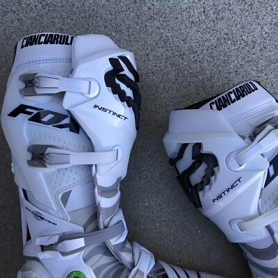 Fox Racing AC9 Collector Instinct Motocross Boots (White) RARE