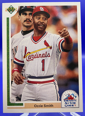 1991 UPPER DECK FINAL EDITION 95F OZZIE SMITH CARDINALS