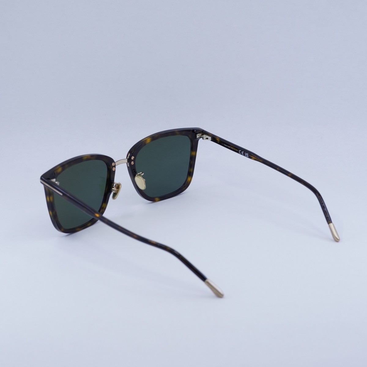 New TOM FORD FT0949-D 52R Dark Havana/Green Polarized 55-21  display picture 1