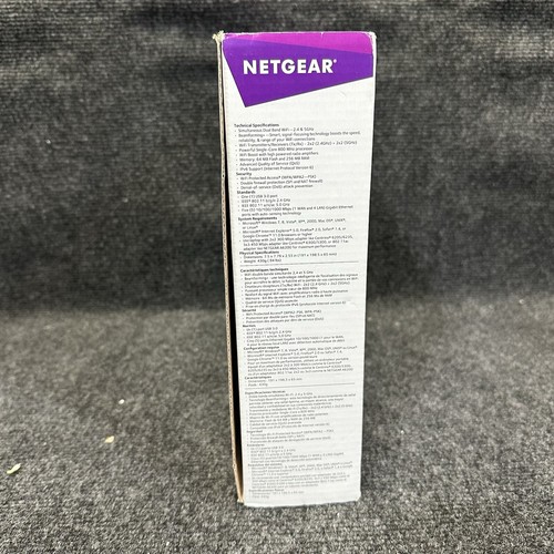 Netgear R6200 Smart WiFi Dual Band Gigabit Router R6200-100NAS w/ AC Adaptor - Afbeelding 8 van 13