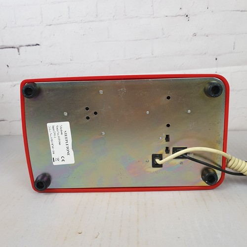 Telefono fisso da scrivania retro Steepletone ROSSO riproduzione quadrante rotante modello STP1960 - Foto 15 di 22
