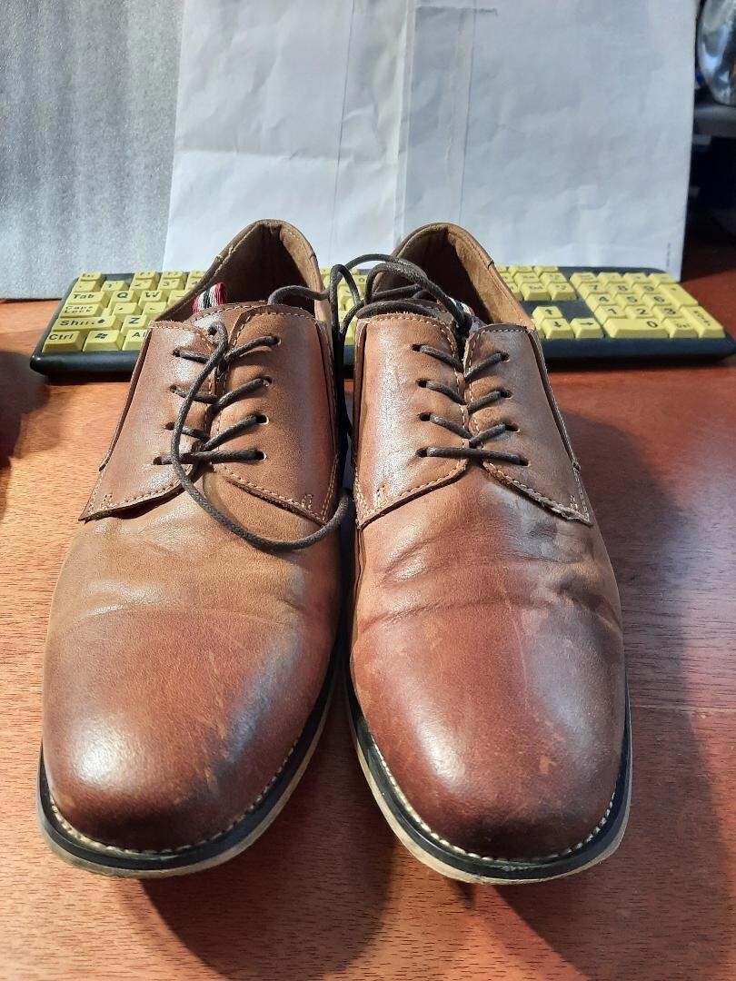 Jonsen Milan Mens Oxford Shoe Size 11 Brown Lace Up PreLoved  display picture 1