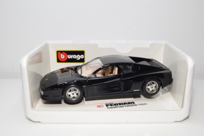 B37 BBURAGO BURAGO 1:18 3004 FERRARI TESTAROSSA 1984 BLACK