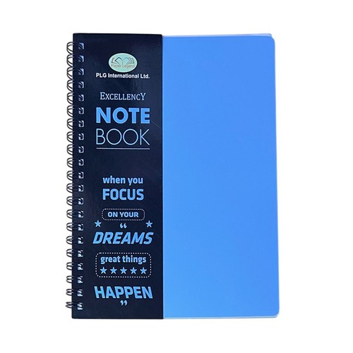3 x A5 Notebook PP Cover 140 Pages Twin Wire Journal Ruled Office School Blue - Picture 8 of 10