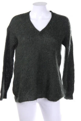 Hartford Col En V Pull Mohair 1 = D 34 Vert Foncé - Photo 1/4