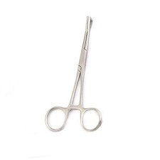 Pennington Slotted Open End Clamp / Forceps 6" With Ratchet Body Piercing