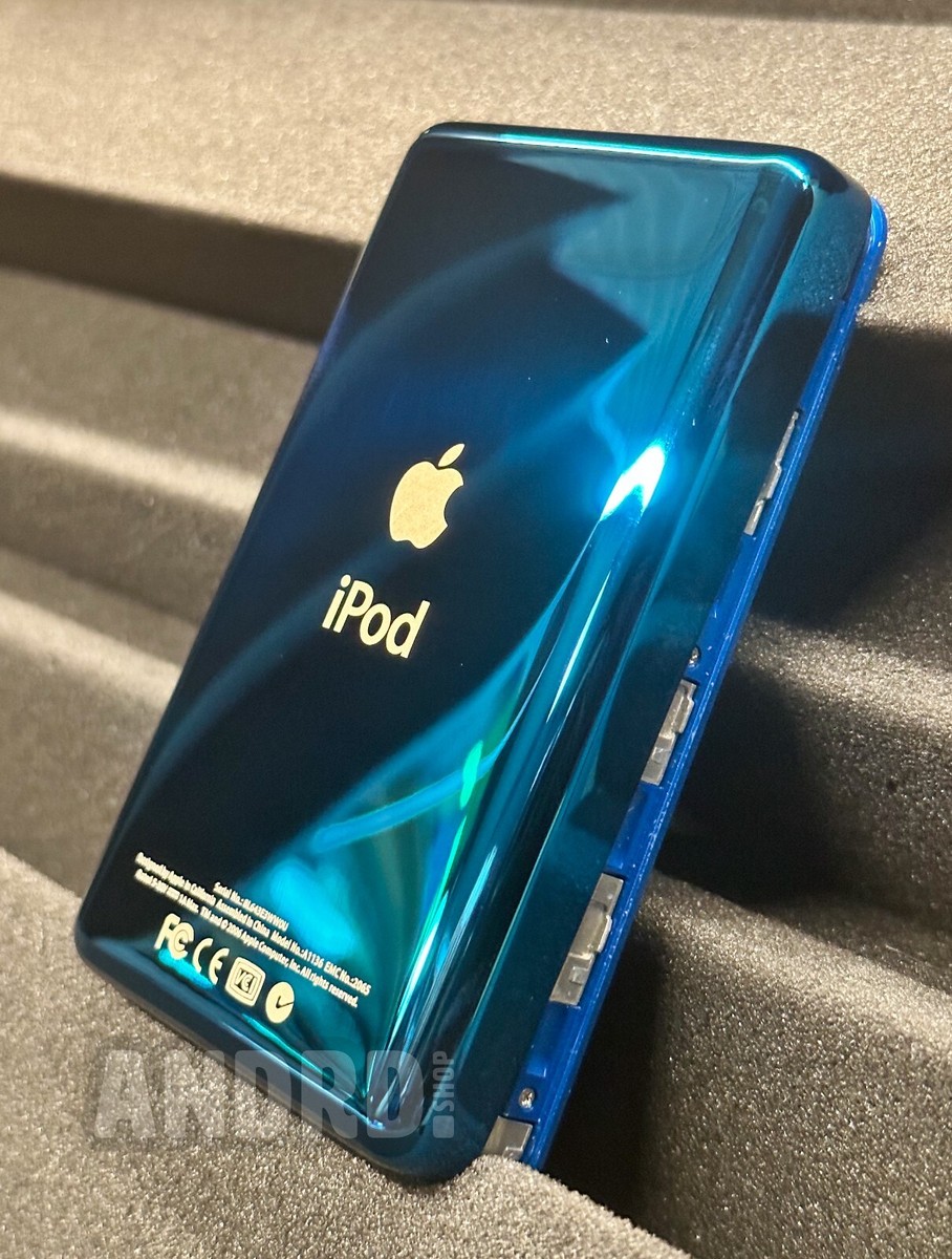 Custom Blue Apple iPod Classic 7th Gen -📳 Taptic Mod