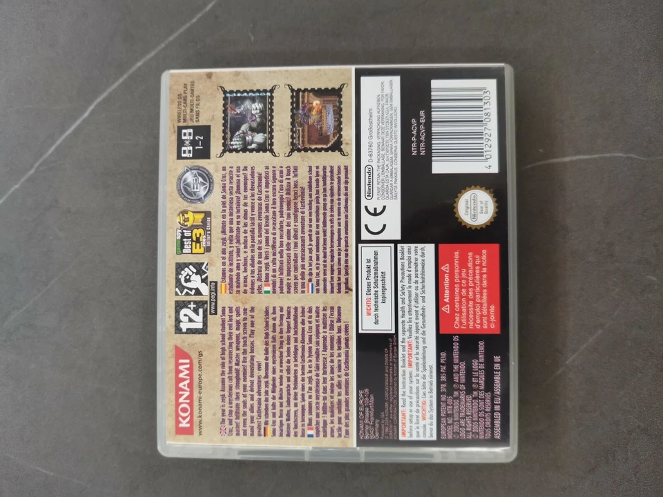 CASTLEVANIA DAWN OF SORROW NINTENDO DS 2DS 3DS PAL EU EUR ITA ITALIANO COMPLETO, foto 3 di 4