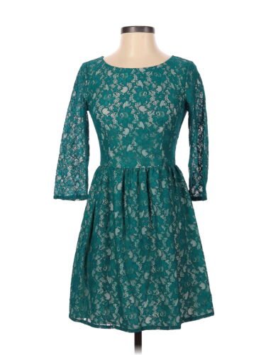 French Connection Women Green Cocktail Dress 2 - image 1