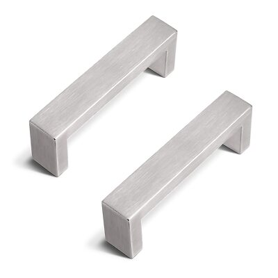 6 Pack Modern Drawer Pulls Brushed Nickel Kitchen Cabinet Handles for Dresser...