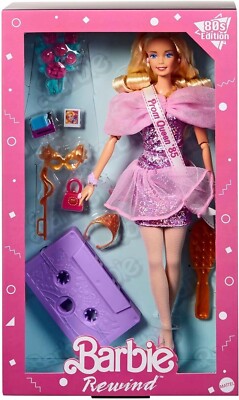 Barbie Doll Rewind 80'S Edition Class of 85 Prom Queen New