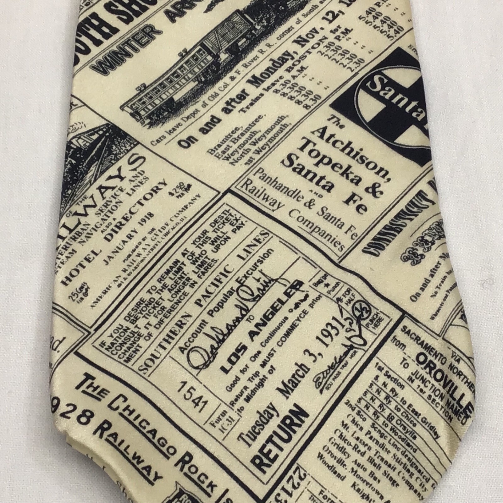 Antique Railroad History Timetables News Tickets coll… Gem