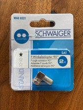 Schwaiger WAD 8321 1x Adattatore Angolo F 90° HDTV Connettore F - Femmina F 