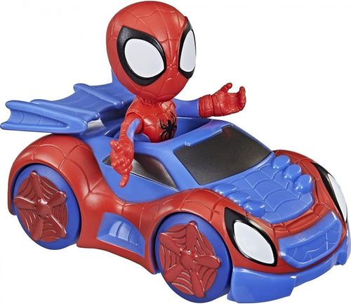Marvel Spidey Action Figure and Web-Crawler Vehicle, for Kids Ages 3 and Up - Picture 2 of 13