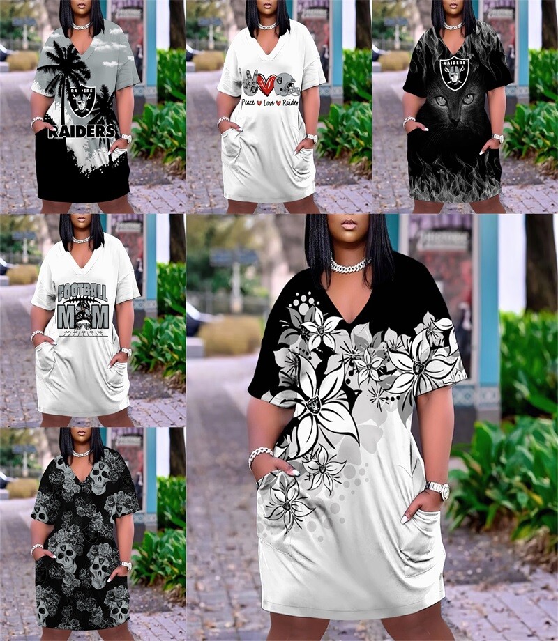 raiders shirt dress