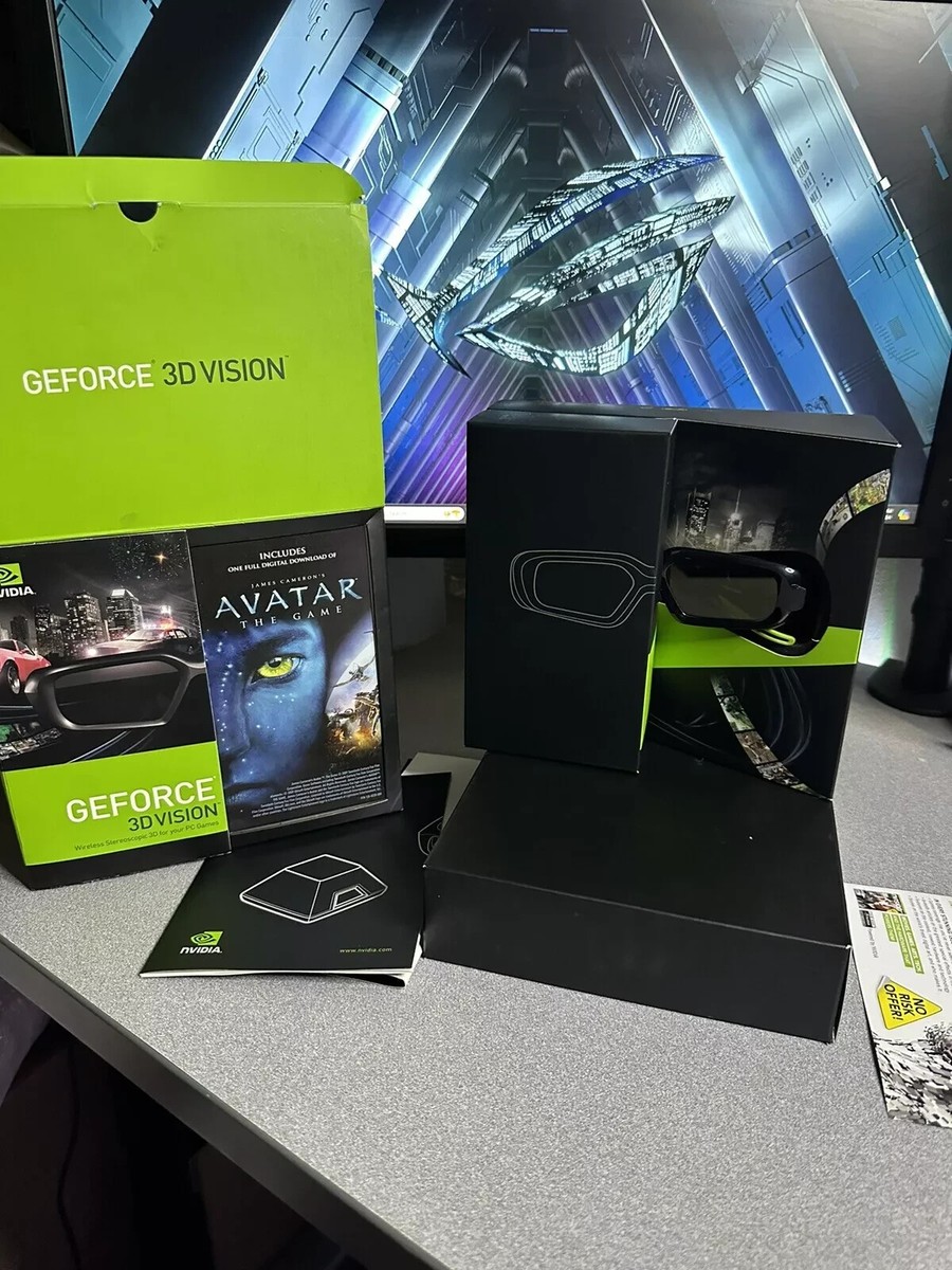 NVIDIA GeForce 3D Vision Kit with Glasses +IR Emitter Box Avatar
