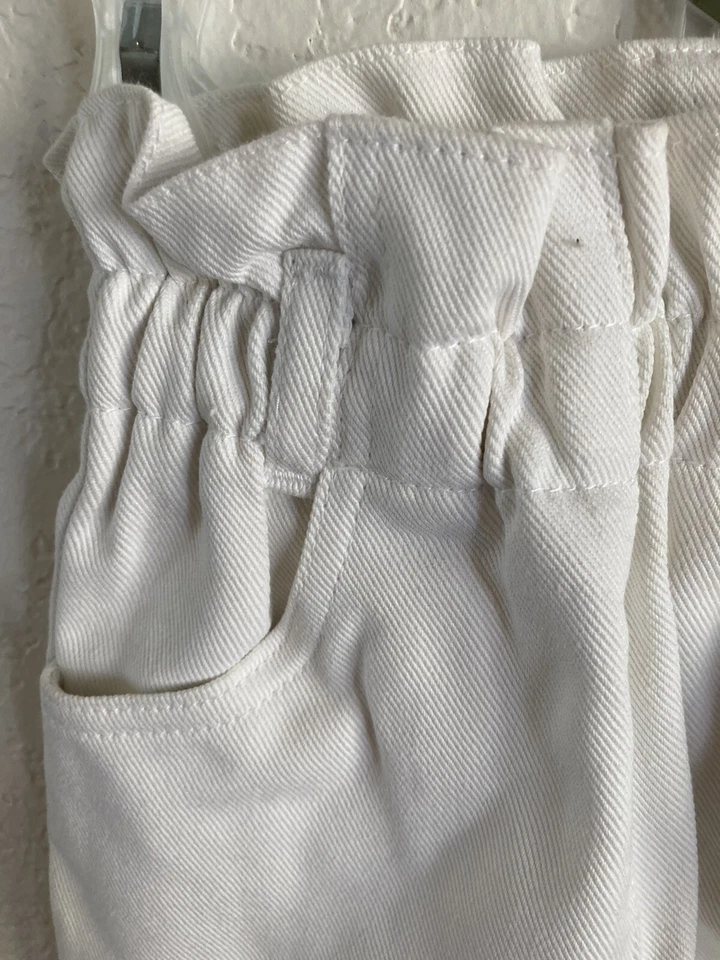 Pantalones vaqueros blancos vintage Mighty Mac años 90 talla 3 Foto 3 de 4