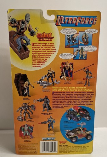 GALOOB ULTRAFORCE #6 GHOUL ULTRA HERO FIGURE 1995 - Picture 2 of 11
