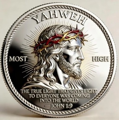 Yahweh   The Living Light Faith Commemorative Coin, Living in HIS Promises Coin