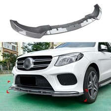 Kohleafaser-Optik Frontspoiler Splitter Lippe Für Benz W166 GLE Coupe C292 15-18