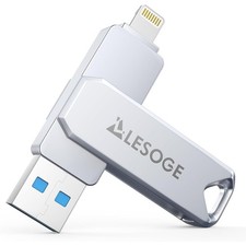 MFi Certified 128GB Flash Drive USB Memory Stick Thumb Drives, USB Stick