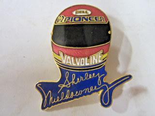 NHRA Original 1982 Shirley Muldowney Pioneer Helmet Drag Racing Lapel/Hat Pin