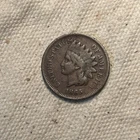 1865 Fancy 5 Indian Head Copper Cent 1C VF Details Environmental KCS