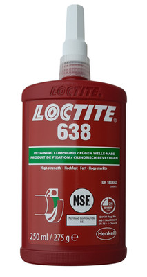 Loctite 638 Fügeklebstoff Welle - Nabe 250 ml - MHD 06/2026 - EU-Ware