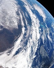 APOLLO 12 VIEW OF EARTH FROM SPACE NASA PHOTOGRAPH PHOTO PRINT