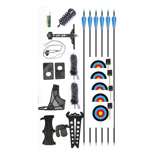 66" 68" 70"Archery Recurve Bow Set Hunting Takedown 14-40lbs Alloy Adult Target - Picture 29 of 47