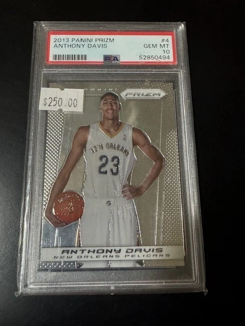 PSA10❗️ ANTHONY DAVIS RC PRIZM LOW POP. Anthony Davis 2024-25 Panini Prizm Gold Wave PSA 9 /10 #195 | eBay