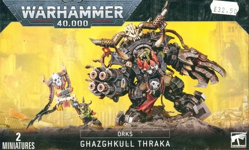 CITADEL WARHAMMER 40K ORK BOSS CHAMPION GHAZGHKULL THRAKA NEW IN SHRINKWRAP