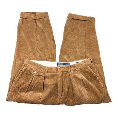 Polo Ralph Lauren Brown Whitman Relaxed Fit Corduroy Pant Size