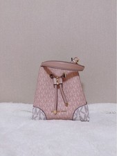 Borsa a tracolla Michael Kors Mercer Gallery rosa mini vera pelle