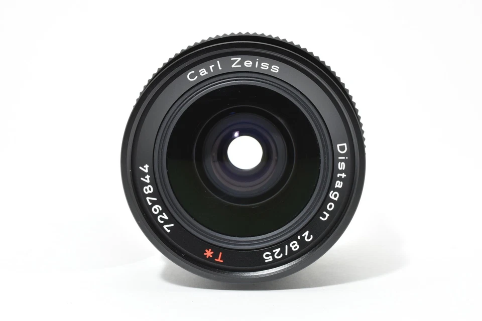 [几乎完好 +] Contax Carl Zeiss Distagon T* 25 毫米 F/2.8 毫米 J 镜头 C/Y 日本制造 — 第 4/4 张图片
