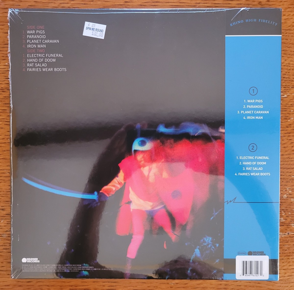 BLACK SABBATH- Paranoid LP Rhino Hi Fidelity 2025 NUMBERED