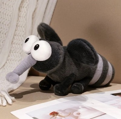 Black Mosquito Insect 11 Inch Stuffed Animal Plush Toys Toddler Doll Kids Gifts