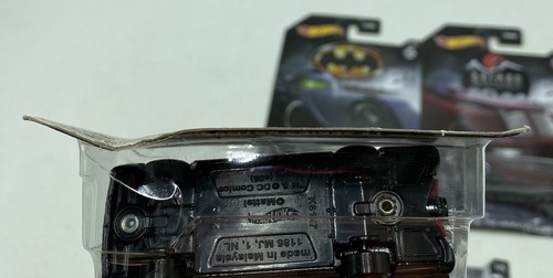 2020 Hot Wheels Batman DC Comics Complete Set of 5 Walmart Release CARD WEAR - Bild 4 von 9