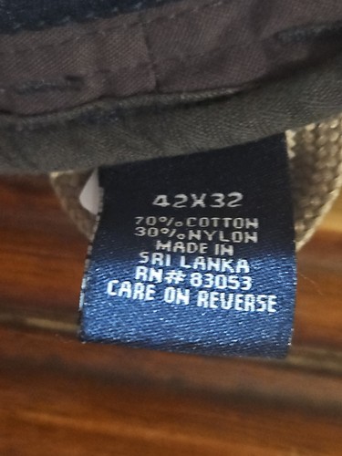 Pantalone cargo uomo Sonoma lifestyle convertibile taglia 42x32 zip tasche posteriori - Foto 3 di 10