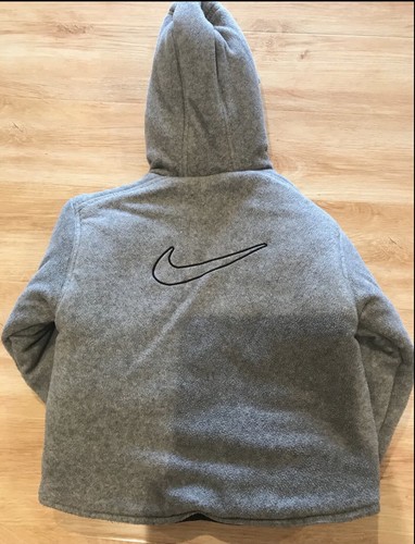 Vintage Nike Reversible Black And Gray Winter Jacket Size 7 Vguc - Picture 5 of 5